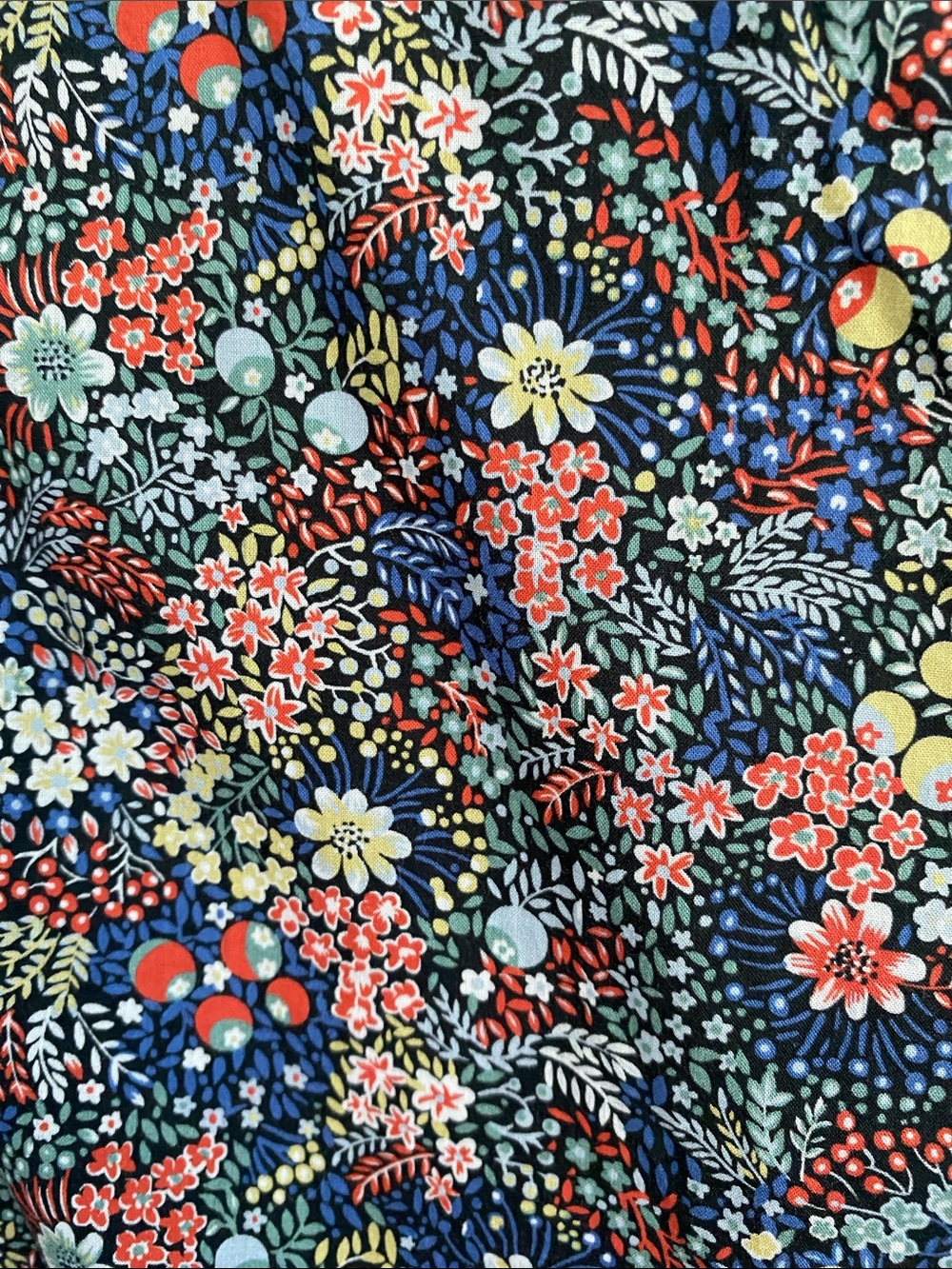 J. Crew Liberty Fabric Floral Button-Down Shirt in Navy Multi - Picture 3 of 10